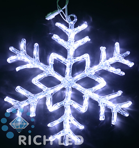Светодиодная снежинка Лёд Rich LED 0.4 м