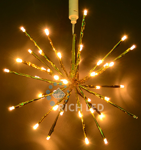 Светодиодный ёжик Rich LED 30 см, соединяемый